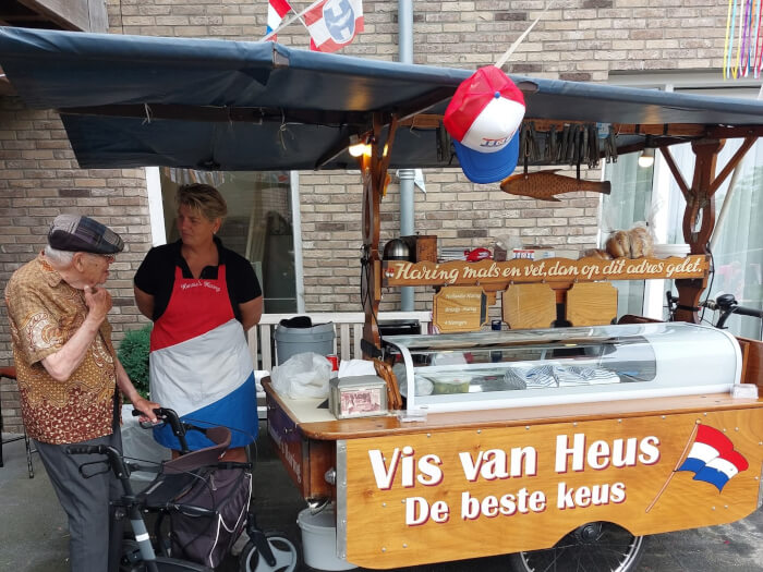 Haring ochtend met Hannie's Haring kar