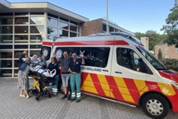 Een wens gaat in vervulling: de WensenAmbulance brengt Ben naar Sail