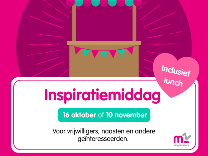 Kom naar de inspiratiemiddag op 16 oktober en 10 november!