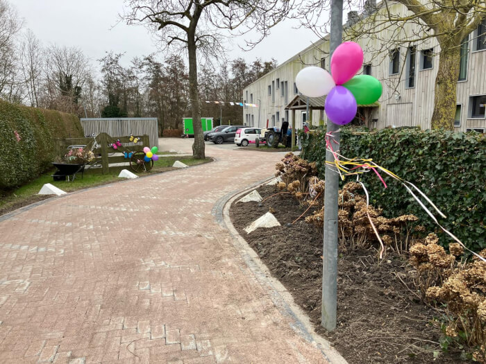 Nieuwe oprijlaan voor De Dijckhoeve